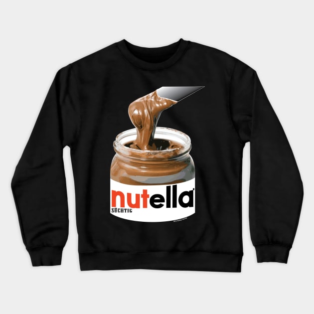 Nutella Addict Crewneck Sweatshirt by Illustratorator